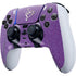 Purple Glitter Musical Heart PS5 DualSense Edge Pro Controller Skin