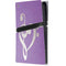 Purple Glitter Musical Heart PS5 Pro Console Skin