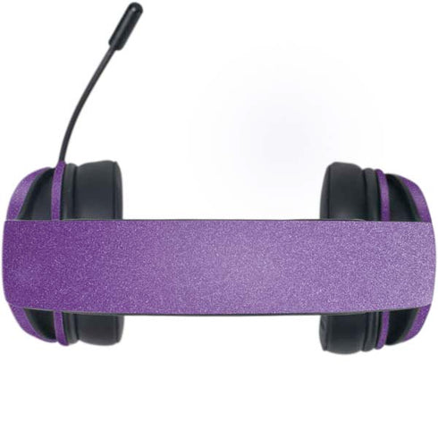 Purple Glitter Musical Heart Razer Kraken X Skin