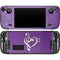 Purple Glitter Musical Heart Steam Deck Handheld Gaming Computer OLED Skin