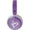 Purple Glitter Musical Heart Surface Headphones Skin