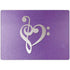 Purple Glitter Musical Heart Surface Laptop 7 15in Skin