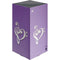 Purple Glitter Musical Heart XBox Series X Digital Edition Console Skin