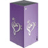 Purple Glitter Musical Heart XBox Series X Digital Edition Console Skin