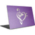Purple Glitter Musical Heart Dell XPS Skin