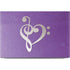 Purple Glitter Musical Heart Dell XPS Skin