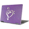 Purple Glitter Musical Heart Yoga 710 14in Skin