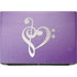Purple Glitter Musical Heart HP ZBook Fury 16 G10 Skin