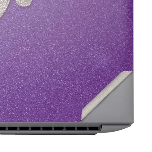 Purple Glitter Musical Heart HP ZBook Fury 16 G10 Skin