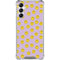 Purple Happy Face Pattern Gabb Phone 4 Clear Case