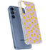 Purple Happy Face Pattern Galaxy A35 5G Clear Case