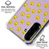 Purple Happy Face Pattern Galaxy A36 5G Clear Case