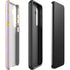 Purple Happy Face Pattern Galaxy S25 Impact Case