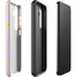 Purple Happy Face Pattern Galaxy S25 Plus Impact Case