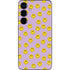 Purple Happy Face Pattern Galaxy S24 Skin