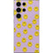 Purple Happy Face Pattern Galaxy S24 Ultra Skin