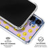 Purple Happy Face Pattern Galaxy S25 Plus Clear Case