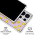 Purple Happy Face Pattern Galaxy S25 Ultra Clear Case