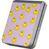 Purple Happy Face Pattern Galaxy Z Flip6 Skin