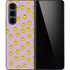 Purple Happy Face Pattern Galaxy Z Fold5 5G Skin
