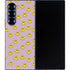 Purple Happy Face Pattern Galaxy Z Fold6 Skin