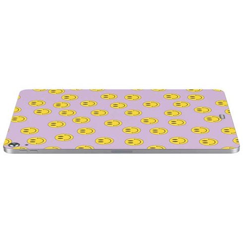 Purple Happy Face Pattern Apple iPad Air Skin