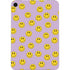 Purple Happy Face Pattern Apple iPad Mini Skin