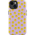Purple Happy Face Pattern iPhone 15 Impact Case