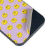 Purple Happy Face Pattern iPhone 15 Skin