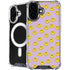 Purple Happy Face Pattern iPhone 16 MagSafe Case