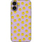 Purple Happy Face Pattern iPhone 16 Plus Skin