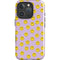 Purple Happy Face Pattern iPhone 16 Pro Max Magsafe Impact Case