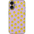 Purple Happy Face Pattern iPhone 16 Skin