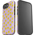 Purple Happy Face Pattern iPhone 16e Impact Case