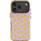 Purple Happy Face Pattern iPhone 18 Pro Impact Case