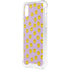 Purple Happy Face Pattern iPhone XS Clear Case