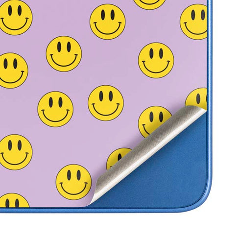 Purple Happy Face Pattern Moto G Play 4G (2024) Skin