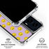 Purple Happy Face Pattern Moto G Power 5G (2024) Clear Case