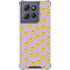 Purple Happy Face Pattern Moto G Stylus 5G (2025) Clear Case