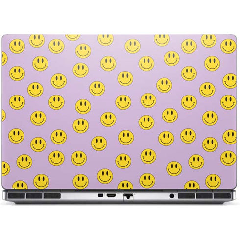 Purple Happy Face Pattern Dell Precision Skin