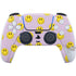 Purple Happy Face Pattern PS5 Pro Bundle Skin
