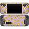 Purple Happy Face Pattern Steam Deck Handheld Gaming Computer OLED Skin