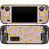 Purple Happy Face Pattern Steam Deck Handheld Gaming Computer OLED Skin