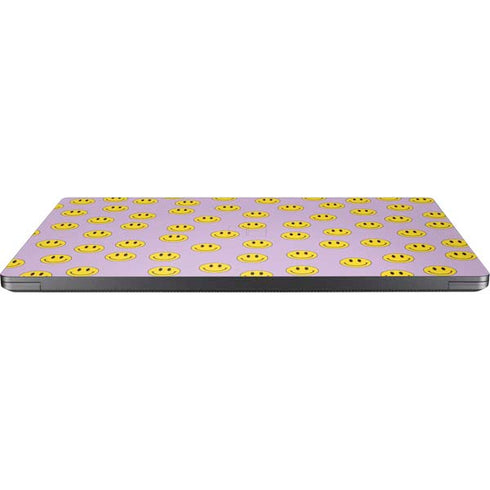 Purple Happy Face Pattern Surface Laptop 7 15in Skin