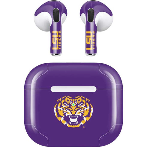 Louisiana State University - LSU Purple Tiger Mascot Apple AirPods (3rd Gen 2021) Skin