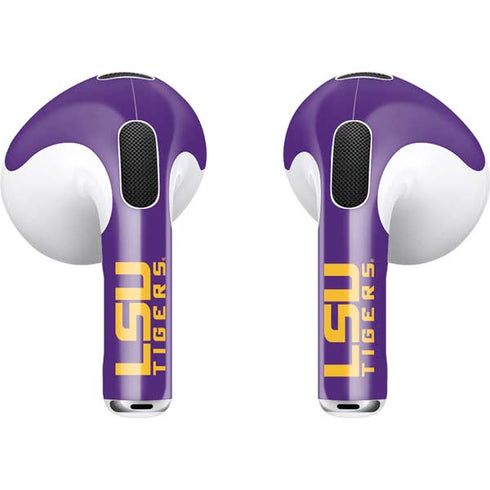 Louisiana State University - LSU Purple Tiger Mascot Apple AirPods (3rd Gen 2021) Skin