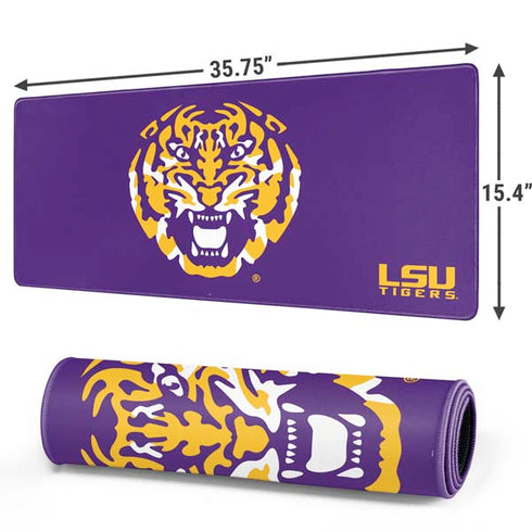 Louisiana State University - LSU Purple Tiger Mascot Gaming Mouse Pad