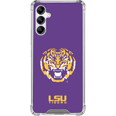 LSU Purple Tiger Mascot Gabb Phone 4 Clear Case
