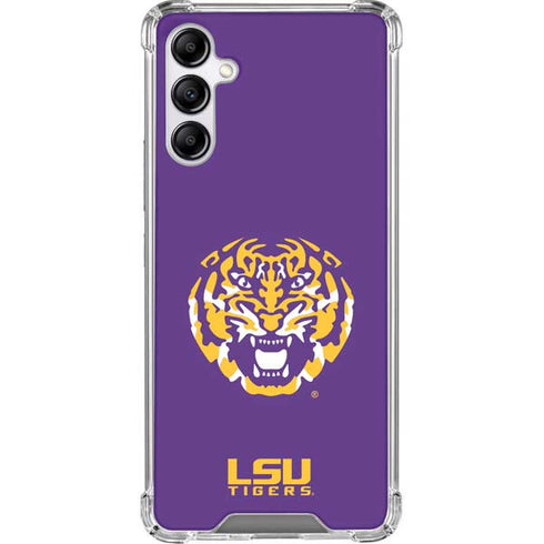 Louisiana State University - LSU Purple Tiger Mascot Galaxy A14 5G Clear Case