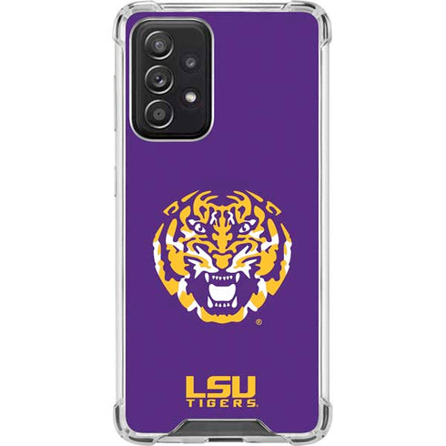 Louisiana State University - LSU Purple Tiger Mascot Galaxy A52 5G Clear Case